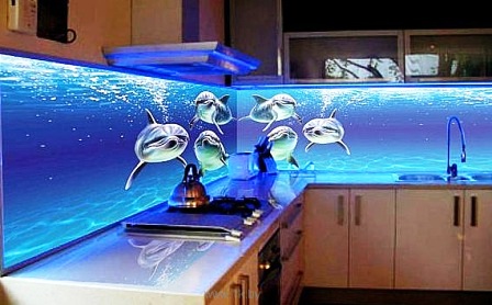 фотообои 3d эффектом на стену