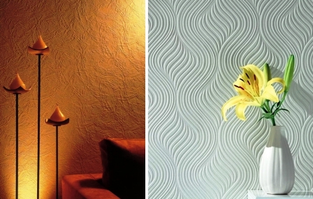 структурные обои под покраску для стен