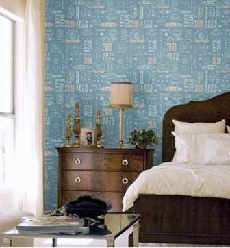 Вспененные обои в интерьере